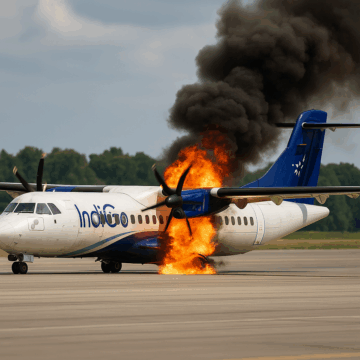 અમદાવાદ એરપોર્ટ પર મોટી દુર્ઘટના ટળી, ઈન્ડિગો ફ્લાઈટના એન્જિનમાં લાગી અચાનક આગ