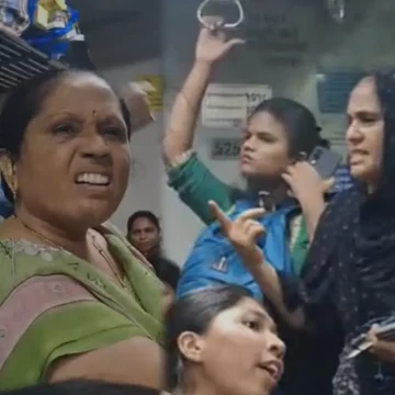 મુંબઈ લોકલ ટ્રેનમાં મરાઠી vs હિન્દી ભાષા વિવાદ: મહિલાઓ વચ્ચે ઉગ્ર ઝઘડો, વિડિયો વાયરલ