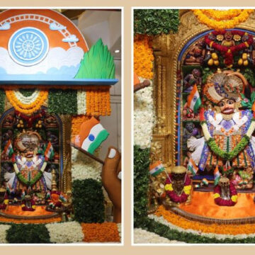 સાળંગપુર કષ્ટભંજનદેવ હનુમાનજી તિરંગાના રંગે રંજાયા, દેશભક્તિના શણગારમાં ભક્તો ભાવવિભોર