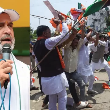 બિહારમાં ભાજપ-કોંગ્રેસ કાર્યકરો વચ્ચે મારામારી, રાહુલ ગાંધીનો નિવેદન: ‘સત્ય અને બંધારણની રક્ષા કરશું’
