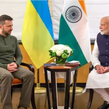 વડાપ્રધાન મોદીએ યુક્રેનના રાષ્ટ્રપતિ ઝેલેન્સ્કી સાથે ટેલિફોનિક વાતચીત કરી