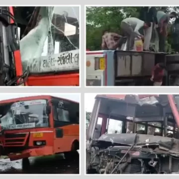 ગુજરાતમાં એસટી બસો અનિયંત્રિત: દાહોદમાં સામસામે અકસ્માત, બે દિવસમાં ત્રણ દુર્ઘટનાઓ