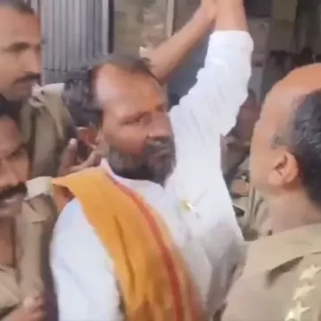 બલિયામાં BJP નેતાની અટકાયત: એન્જિનિયર પર હુમલાના કેસમાં હોબાળો