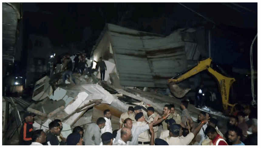 ઇન્દોરમાં પાંચ માળની ઇમારત ધરાશાયી, અનેક લોકો ફસાયા હોવાની આશંકા; બચાવ કામગીરી ચાલુ