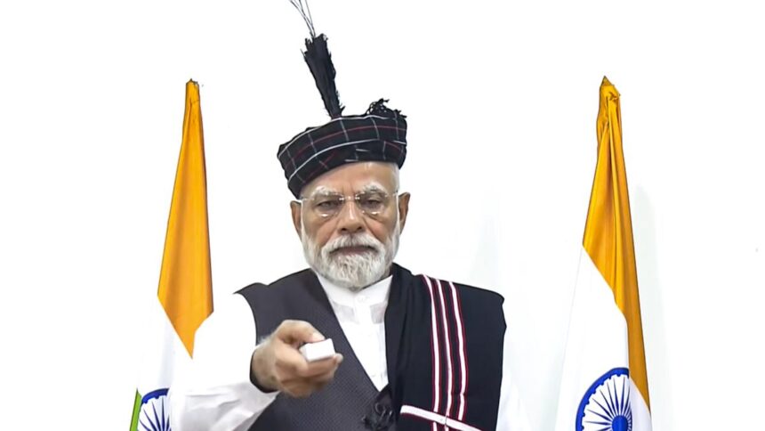 મિઝોરમને રેલ્વે નેટવર્ક સાથે જોડાયું: વડાપ્રધાન મોદીએ બૈરાબી-સૈરાંગ લાઇનનું ઉદ્ઘાટન કર્યું