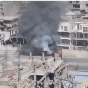 લેહમાં રાજ્યતંત્રની માંગ દરમિયાન હિંસક દેખાવો: પોલીસ વાહન બળતો, પથ્થરમારો