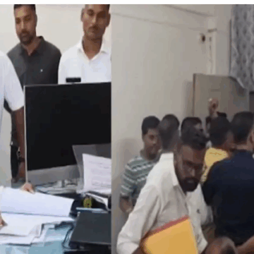 નડિયાદ નગરપાલિકામાં ભાજપ-કોંગ્રેસ વચ્ચે ઉગ્ર બખેડો, પોલીસની હાજરીમાં મારામારીથી હાહાકાર