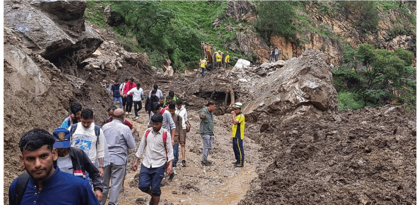 ભારે વરસાદના કારણે ઉત્તરાખંડમાં અનેક હાઇવે બંધ, યાત્રીઓને મુશ્કેલી