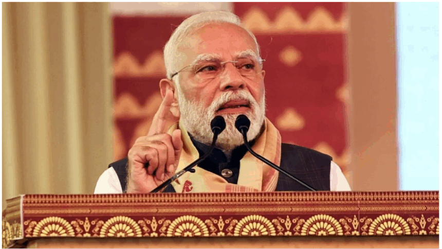 અસામમાં PM મોદીનો કોંગ્રેસ પર કટાક્ષ: “કોઈ મને ગમે તેટલી ગાળો આપે, હું બધું ઝેર પચાવી જઉ છું.”