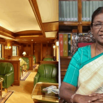 રાષ્ટ્રપતિ દ્રૌપદી મુર્મૂ ‘મહારાજા એક્સપ્રેસ’ થી મથુરા-વૃંદાવન પ્રવાસે જશે, રેલવેની કડક સુરક્ષા તૈયારી કરી