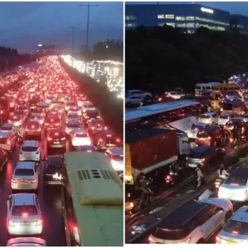 વરસાદ બાદ ગુરુગ્રામમાં ટ્રાફિકનો કહેર: લાંબો ટ્રાફિક જામ, શાળા અને ઓફિસ બંધ રાખવા નિર્દેશ