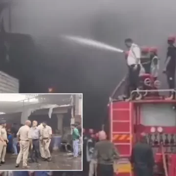 સુરતના પલસાણામાં ટેક્સટાઈલ મિલમાં બોઈલર વિસ્ફોટ બાદ આગ, 2ના મોત, 15થી વધુ દાઝ્યા