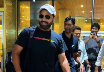 ઓસ્ટ્રેલિયાથી-પરત-ફર્યા-બાદ-એરપોર્ટ-પર-રોહિત-શર્માનું-ભવ્ય-સ્વાગત,-જુઓ-video