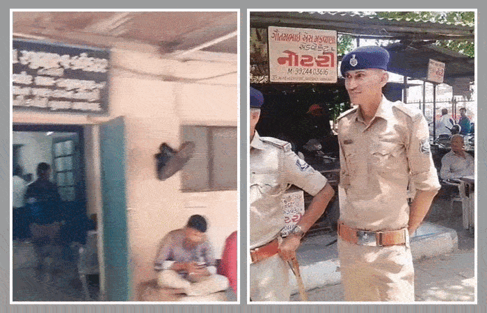 content_image_e71567c0-24f9-4e46-b1e5-a81908cfaf3d અમદાવાદમાં આંતરધર્મીય લગ્ન મુદ્દે તણાવ: ઘી કાંટા કોર્ટ પોલીસ છાવણીમાં ફેરવાઈ, VHPના વિરોધ બાદ પ્રક્રિયા સ્થગિત